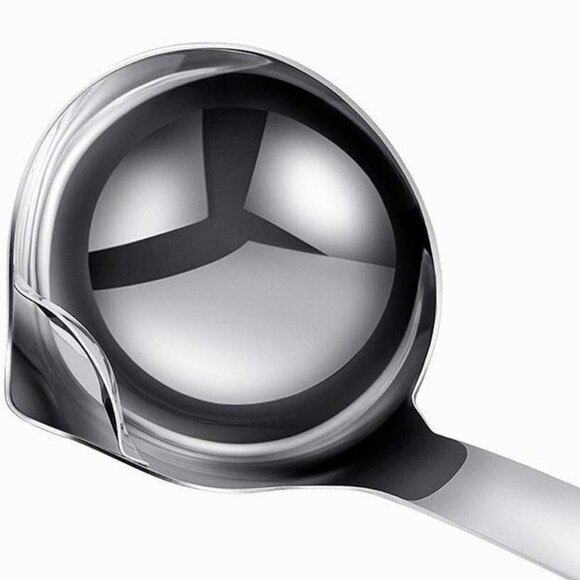 Stainless Steel Oil Separator Soup Ladle fat & Gravy(1 Set) - Picture 3 of 8